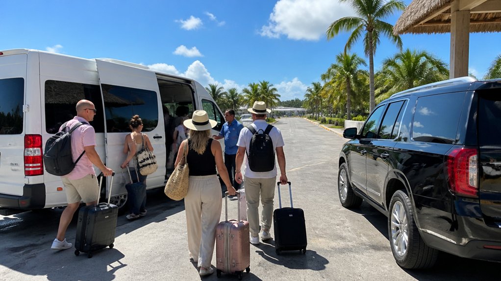 shared vs private cozumel shuttle